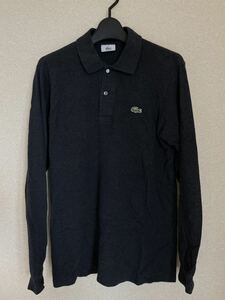 LACOSTE 長袖ポロシャツ フランス製 ラコステ 2 フレラコ　片野英児 カットソー　シャツ　ビンテージ　フランス軍 m52 m47 n.hoolywood海軍