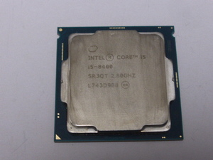INTEL CPU Core i5 8400 6コア6スレッド 2.80GHz SR3QT CPUのみ ヒートスプレッダにキズなどがございます 起動確認済みです