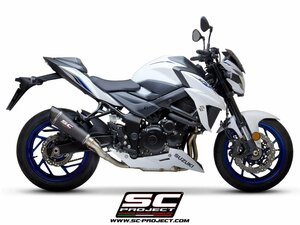 【国内在庫】SC-PROJECT SCプロジェクト カーボン コニックサイレンサー (ユーロ4対応 / バッフル付属) GSX-S 750 