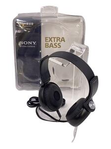 SONY◆イヤホン・ヘッドホン MDR-XB400 (B) [ブラック]