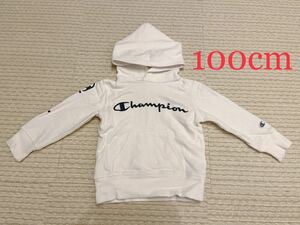 100 champion チャンピオン 長袖 パーカー ホワイト 白 トレーナー スウェット yshop子供服100