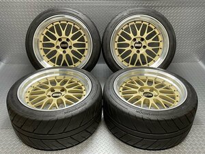 【中古】スカイライン GT-R R34 BBS LM 18×10J+20 5穴114.3 ハンコック ベンタスRS4 275/35ZR18 Hankook ventus RS4(23050250)