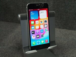 Apple iPhone SE2 MX9T2J/A A2296 docomo 64GB バッテリー86% 画面割れ 動作品 ジャンク D50416