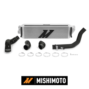 MISHIMOTO ホンダ シビック タイプR CIVIC Type R FK8 2.0L 2017-2021年 ダイレクトフィット インタークーラー シルバー×ブラック