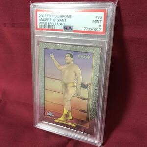 ☆希少！2007 アンドレザジャイアント TOPPS CHROME カード1枚 PSA鑑定済み WWE 当時物 レトロ【LPG】