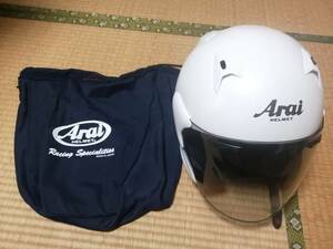 arai ヘルメット　MZ-F　グラスホワイト59-60ｃｍ