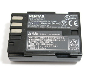 【 中古現状品 】PENTAX D-LI90 純正バッテリー ペンタックス [管ET640]