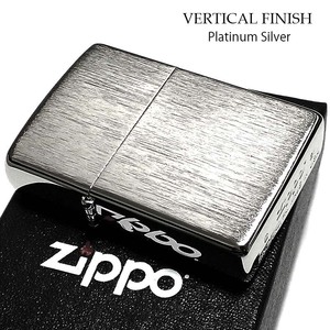 ZIPPO ライター バーティカルサテーナ ジッポ プラチナシルバー 縦サテーナ シンプル かっこいい レディース メンズ ギフト プレゼント