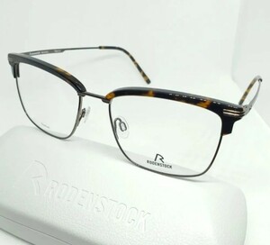 295ユーロ（46000円相当）RODENSTOCK ローデンストック　R7108 B 55/18 145 メガネフレーム　メンズ　レディース　眼鏡　日本製　ドイツ