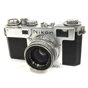 1円 Nikon S2 NIKKOR-H・C 5cm 50mm F2 レンジファインダー フィルムカメラ レンズ マニュアルフォーカス
