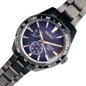 セイコー SEIKO プレザージュ　世界2000本限定（国内350本） SARF023 ブラック/パープル ステンレススチール 腕時計 メンズ 中古