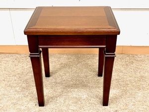 maruni マルニ木工　木製　花台　角型　サイドテーブル　アンティーク調　シンプル