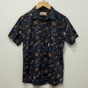 【150】 美品 22年 限定 パタゴニア パタロハ 魚 海 波 総 柄 半袖 アロハ シャツ L patagonia pataloha shirt