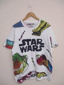★　ユニクロ　★　STAR　WARS　半袖　Tシャツ　XL　オフホワイト（20506）メンズ