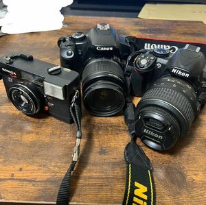 Canon Nikon カメラ　3点セット　本体のみ