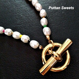 【Puttan Sweets】パールビーズネックレス 716
