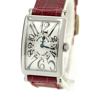 Franck Muller フランクミュラー ロングアイランド 902QZ 国内正規品 箱・保証書付き ボルドー レディース ウォッチ 腕時計 2060103