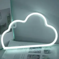 LED 雲の形 ネオンライト クラウド USB電源 ホワイト 白色 韓国