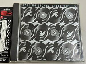 【CD美品】steel wheels/the rolling stones/スティール・ホイールズ/ザ・ローリング・ストーンズ【日本盤】1992 Sony CD Master SRCS 6220