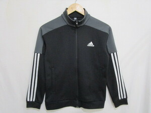 ♪adidas アディダス CLIMALITE キッズ ジャージジャケット・Size150