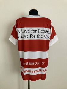  【三菱地所】Tシャツ XL ラグビー日本代表 協賛モデル スポーツ素材 丸の内15丁目PROJECT 不動産 非売品 ラガーシャツ風 送料無料