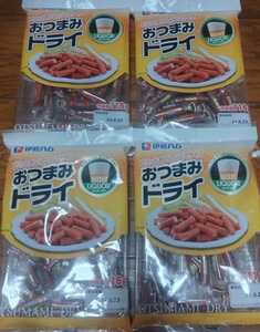 値下げ！おつまみドライ　ドライソーセージ　伊藤ハム　ピリッとおいしいミニサイズ　116ｇ×４袋セット（賞味期限2024/6/23）送料込！！