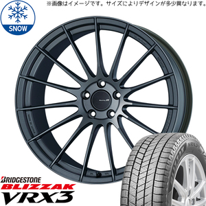 新品 アルファード フーガ 245/40R19 BS VRX3 エンケイ RS05RR 19インチ 8.5J +45 5/114.3 スタッドレス タイヤ ホイール セット 4本