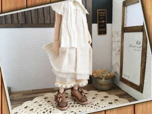 ＊革＊ステッチ&お花＊ブーティ＊濃淡ブラウン＊ブーツ靴＊ヴィンテージ風＊栃木レザー＊Outfit＊Doll Shoes＊ブライス/ピュアニーモS＊