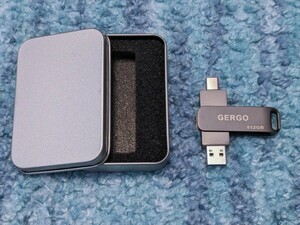 0602u1629　GERGO USBメモリ 512GB 2IN1 USB3.0＆Type-C 