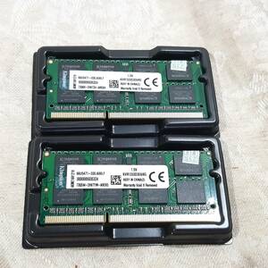 新品未使用 Kingston KVR1333D3S9/8G 16GB(8GB*2枚) 2RX8 DDR3 1333MHz PC3-10600s 1.5V SO-DIMMラップトップRAMメモリ 送料無料