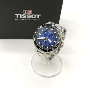 TISSOT SEASTAR1000 腕時計 T120.417.11.041.01 シースター 1000 クロノ クオーツ メンズ ブルーグラデ ティソ 服飾品 B4331◆