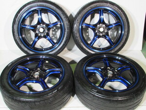 ☆WEDS SPORT SA-50M■ウェッズスポーツSA-50M■114.3-5H/18-7.5J/+48■225/45R18■NITTO NT555 G2■レヴォーグ.オデッセイ.ヴェゼル.C-HR