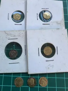 ミニ金貨メダル　7枚