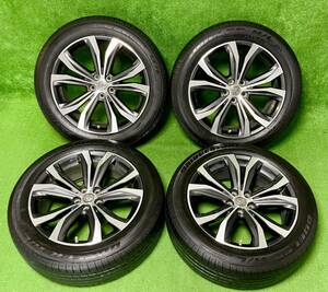 良品 LEXUS RX450h RX200t Fスポーツ 純正 20インチ ホイール 20x8J +30 BRIDGESTONE DUELER H/L 235/55R20 2021年製　バリ山