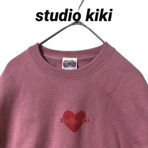 studio kiki スタジオキキ　スウェット　トレーナー　ピンク　レディース