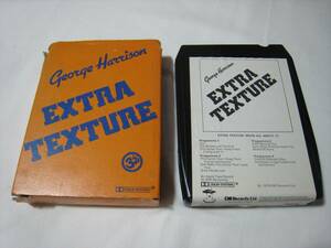 【8トラックテープ】 GEORGE HARRISON / EXTRA TEXTURE UK版 箱付 ジョージ・ハリスン ジョージ・ハリスン帝国