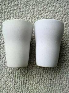 【新品・未使用】陶器カップ2個セット