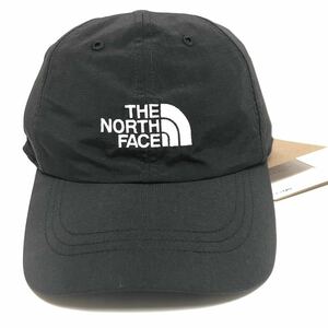 新品 ノースフェイス 刺繍 ロゴキャップ 黒 ホライゾン ハット HORIZON HAT ホライズン ロゴ キャップ　帽子 軽量 CAP ナイロン ブラック