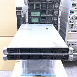 @X8190 1U 8コア 8台セット 秋葉原万世鯖本舗 HPE ProLiant DL360p Gen8 Xeon-E5-2690-3.80GHz/Mem-32G/SSD-128Gx2基/P420i-1G/iLO4-Adv