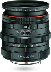 HD PENTAX-DA 20-40mmF2.8-4ED Limited DC WR ブラック 標準ズームレンズ (中古品)