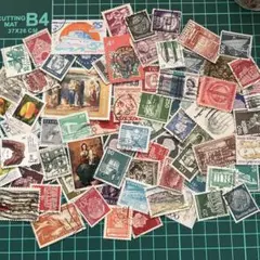 外国切手 ヴィンテージ  古切手 『世界各国 まとめ売り 重複少なめ 5』