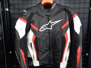 ■Alpinestars(アルパインスター) GP PLUS R レザージャケット Lサイズ（USA40/EU50）黒白赤■