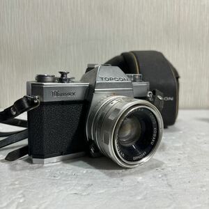 [K2950]1円スタート！TOPCON UNIREX トプコン ユニレックスフィルムカメラ レザーケース付 1:2 50mm