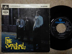 The Yardbirds-Five Yardbirds★英Orig.3曲入りEP/マト1/Eric Clapton/Jeff Beck/Keith Relf
