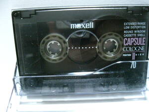 使用済み　中古　　カセットテープ　 日立Maxell　CAPSULE　Coolone2　 Type2　ハイポジ　70分　1本　爪あり　No247