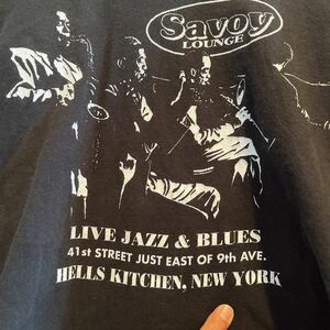 SAVOY LOUNGE ヘルスキッチン　ヴィンテージ　サボイラウンジオリジナルＴシャツ メイドインUSA コットン100% オールド　お値打ち品