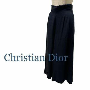 a333N Christian Dior クリスチャンディオール ワイドパンツ ブラック