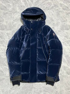 MONCLER GRENOBLE 2019AW GORNER モンクレール　グルノーブル ベロア　ベルベット　八の字　フード　ダウンジャケット　テック