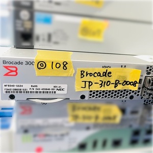 ◎108【通電OK】Brocade 300 JP-310-B-0008 FC ファイバー チャネル スイッチ USBポート SAN イーサネット ブロケード ネットワーク