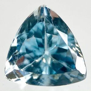 ●天然アクアマリン1.379ct●a 約7.2×7.6mmソーティング付 ルース 裸石 宝石 ジュエリーaquamarine テDG0